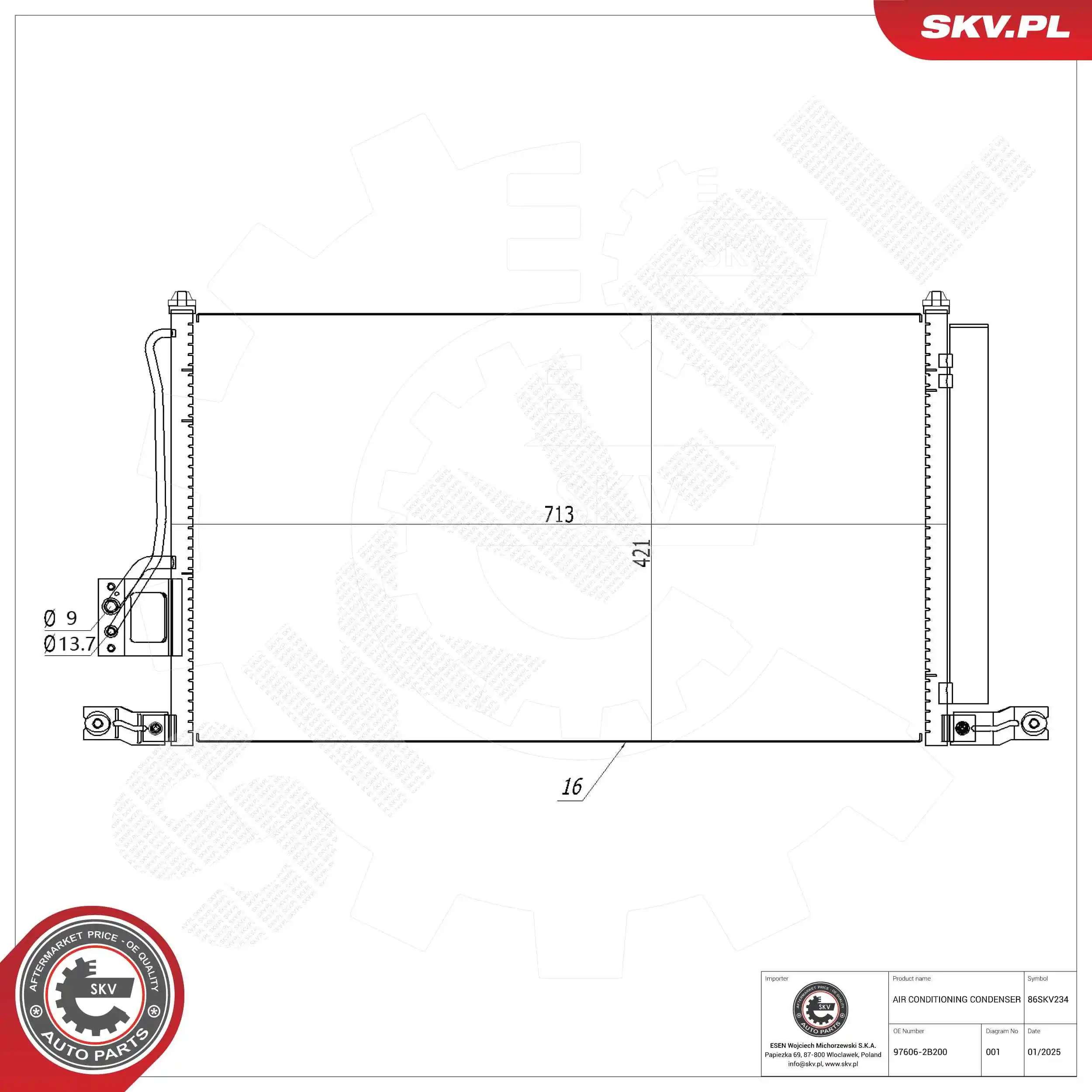 Condenser, air conditioning